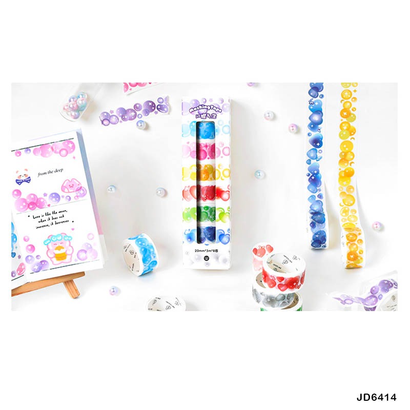 Washi Tape Set – JD6414 – Sparkling Bubble