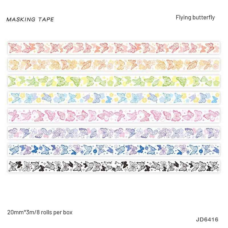 Washi Tape Set – JD6416 – Flying Butterfly