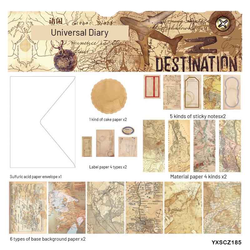 Paper Cutout – Universal Diary, CPJ-108