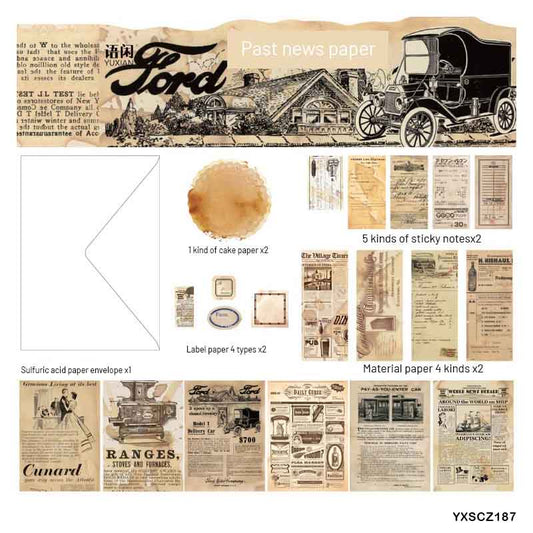 Paper Cutout – Past News Paper, CPJ-107