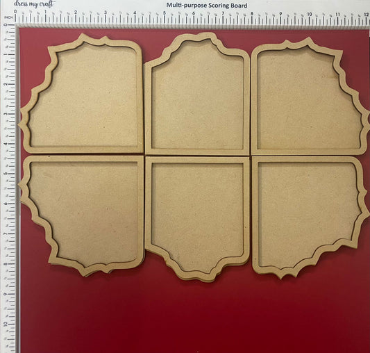 Resin Coasters Set- 6 PIECES