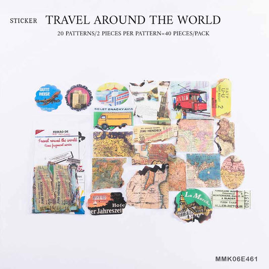 Paper Cutout – CPJ-154 - Travel around the world
