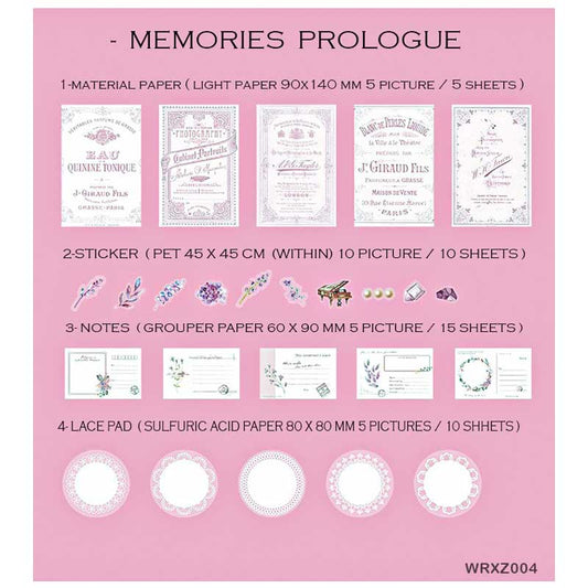 Paper Cutout – Memories Prologue – CPJ-187