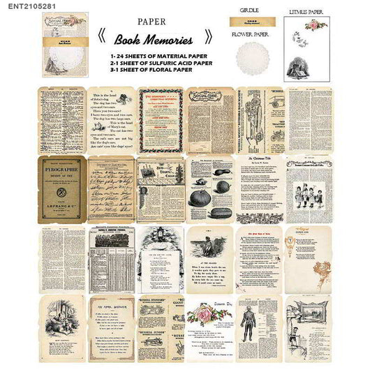 Paper Cutout – CPJ-199 – Book Memories