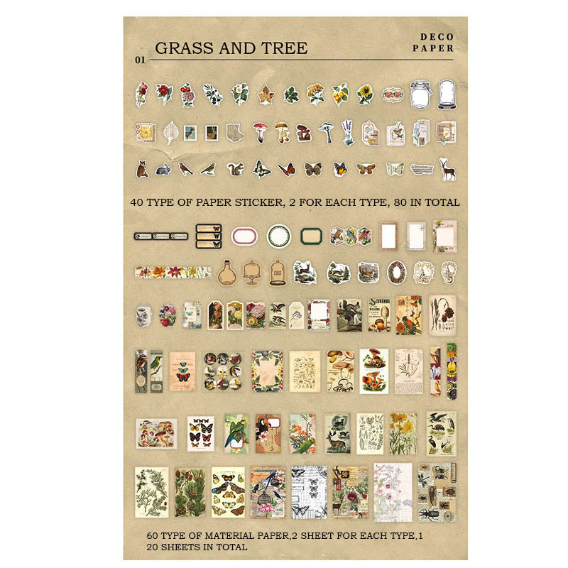 Paper Cutout – CPJ 215 – Grass And Tree