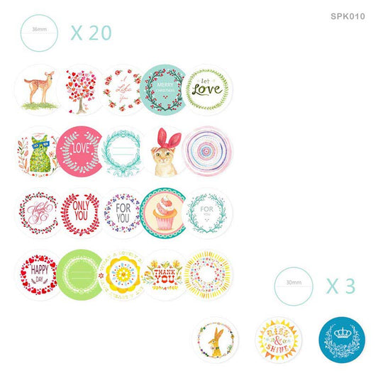 Happy Sticker , CPJ277