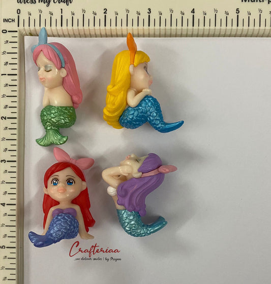 Mermaid – miniature 4 pieces – design D300