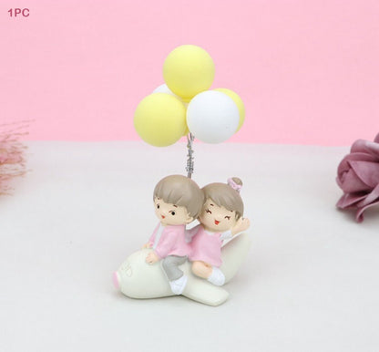 Couple on Plane – Miniature -design 316