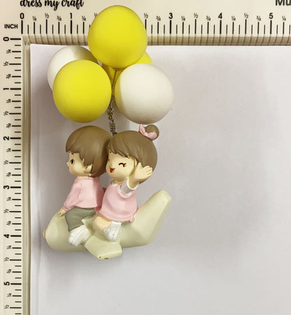 Couple on Plane – Miniature -design 316