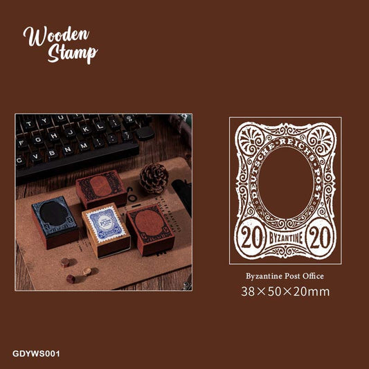 Wooden Post Office Stamp- CPST-16