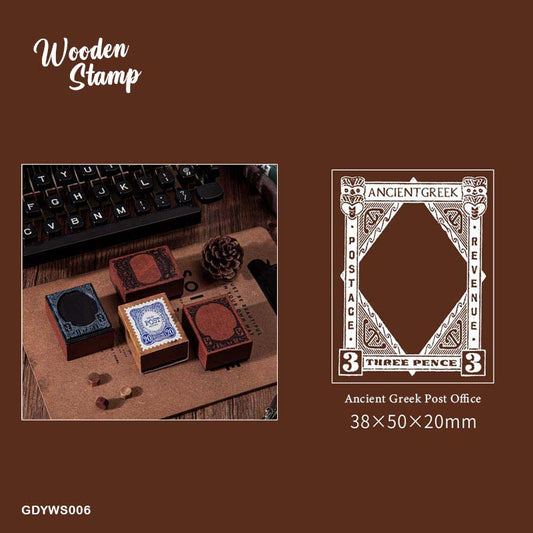 Wooden Post Office Stamp- CPST-18
