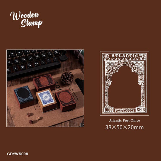 Wooden Post Office Stamp- CPST-20