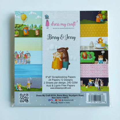Berry & Jerry 6”x6” Paper Pad