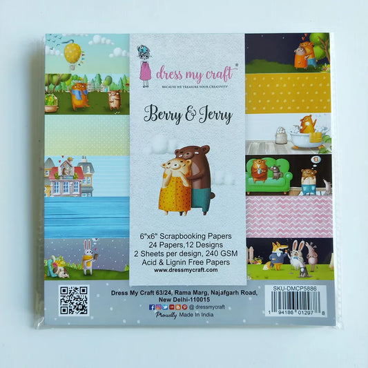 Berry & Jerry 6”x6” Paper Pad