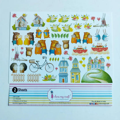 Berry & Jerry Motif Sheets Vol-2