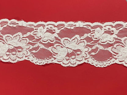 Net Lace- 1 mtr – White