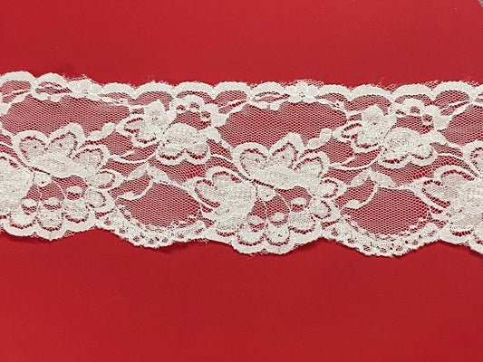Net Lace- 1 mtr – White