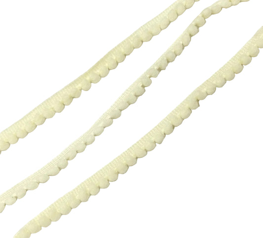 PomPom Lace- 5 mtr – OFF white