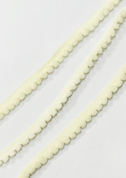 PomPom Lace- 5 mtr – OFF white