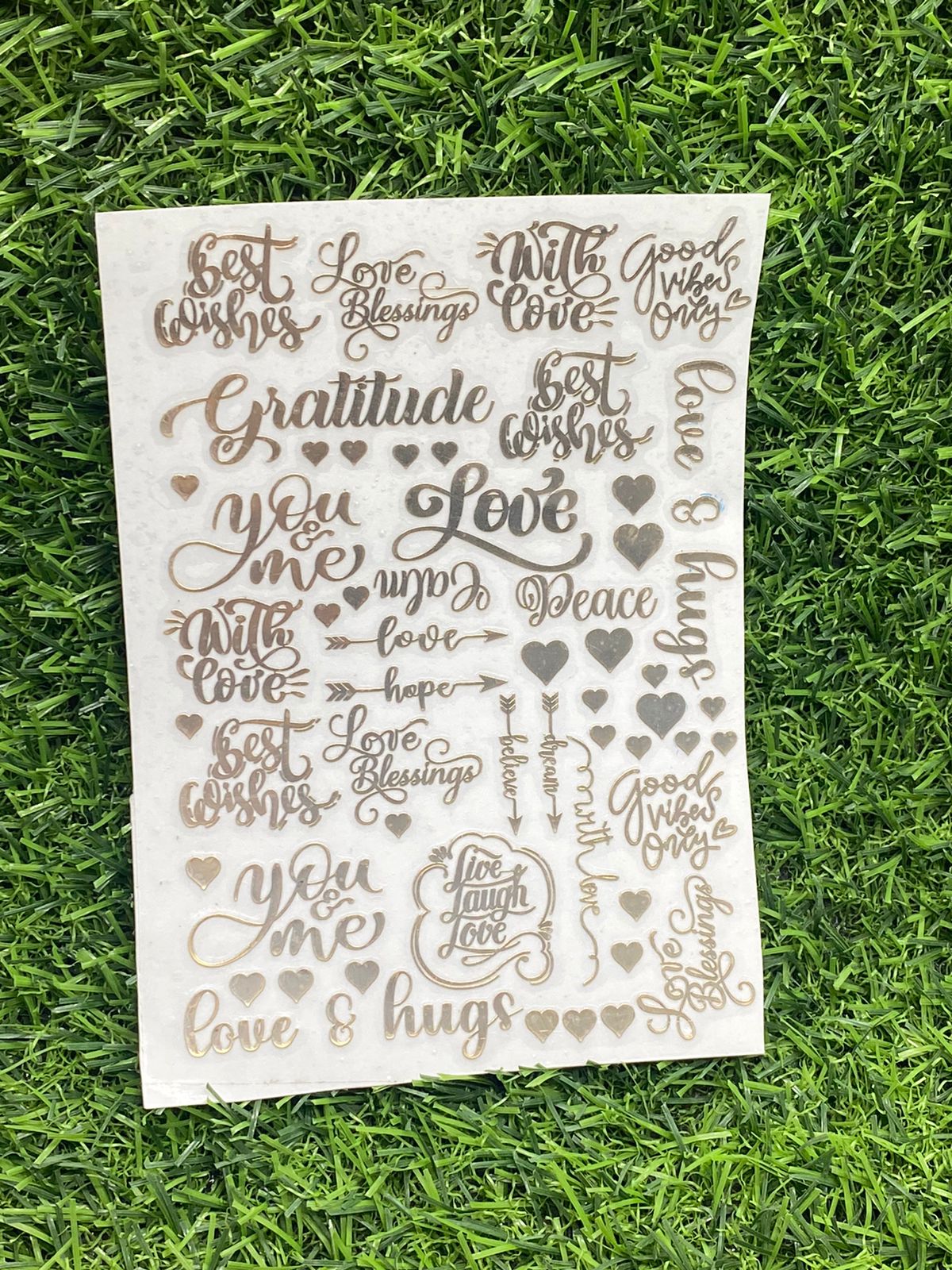 Metal Sticker – Design 8 QUOTES