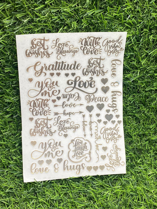 Metal Sticker – Design 8 QUOTES