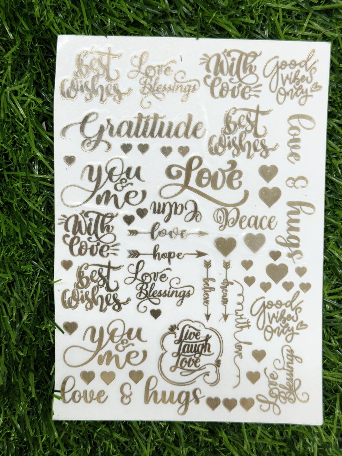 Metal Sticker – Design 8 QUOTES