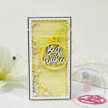 Best Wishes Tag – Basic Designer Dies