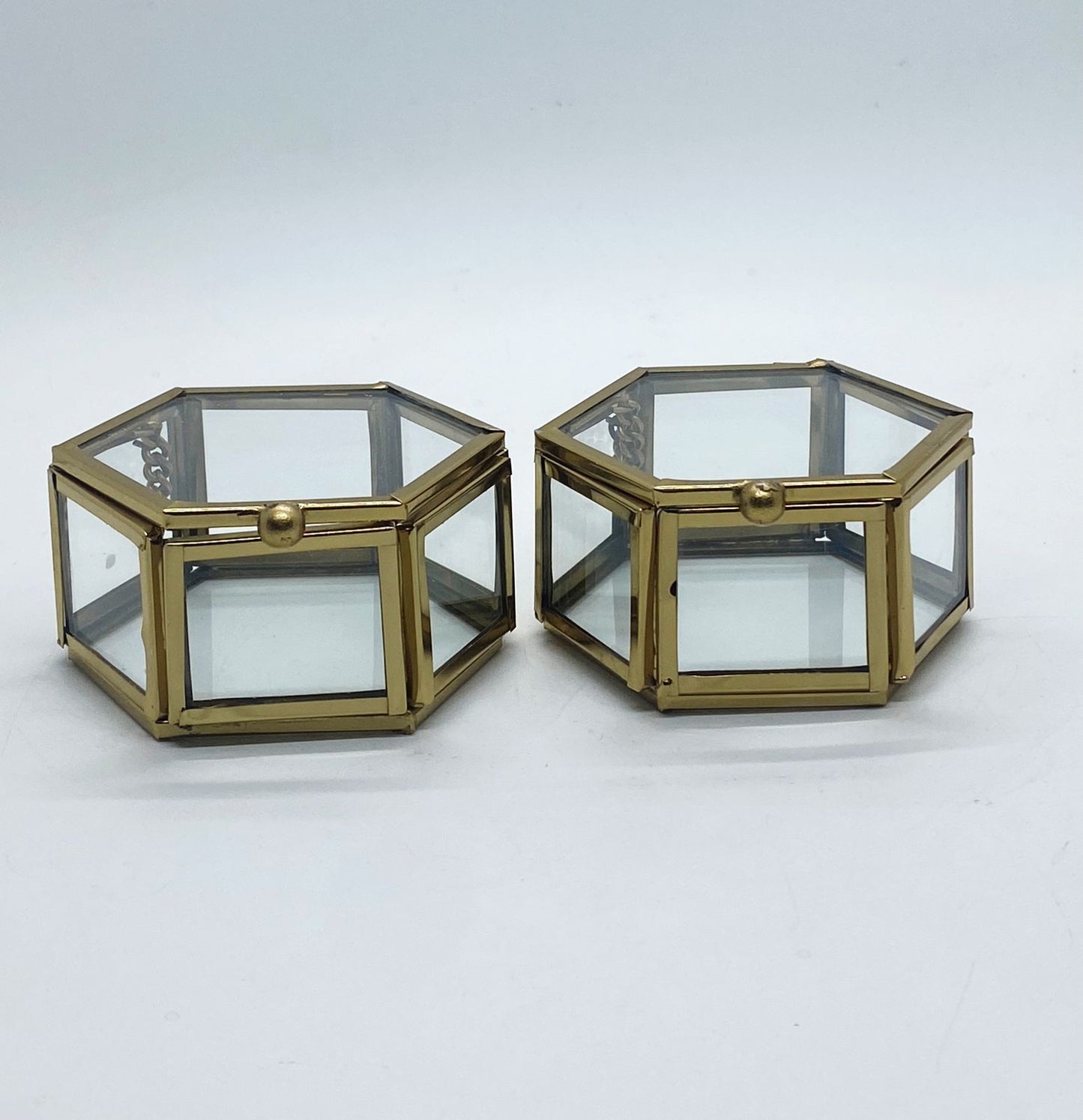 Vintage Glass Box Set for Ring – 1 pieces