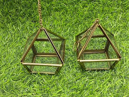 Vintage Glass Box Set for Ring – 2 pieces