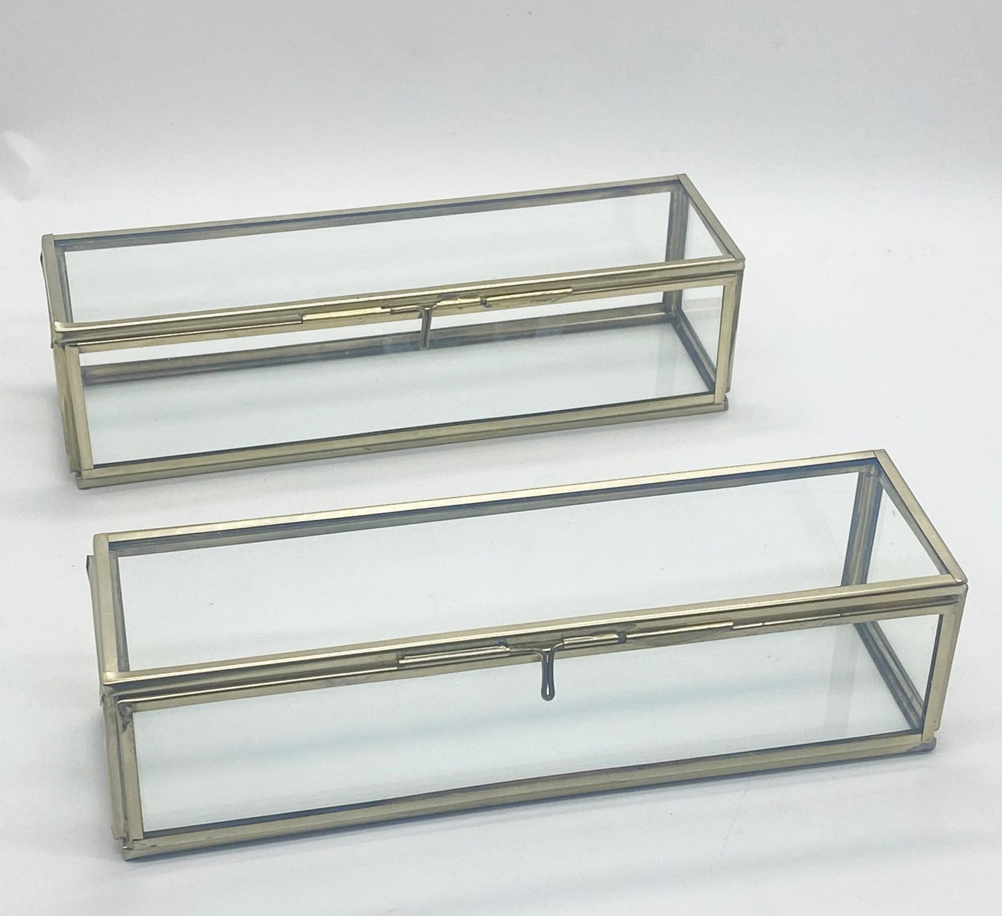 Vintage Glass Box Set – 2 pieces