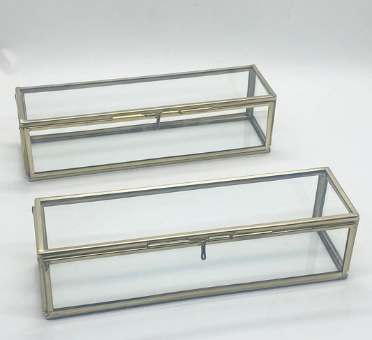 Vintage Glass Box Set – 2 pieces
