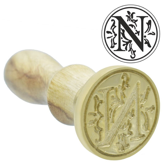 Wax Seal Stamp Alphabet – N- Design no. -121