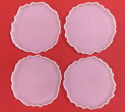 Mould- Design 337 Agate Circle coaster set