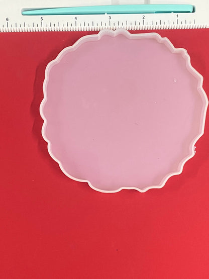 Mould- Design 337 Agate Circle coaster set