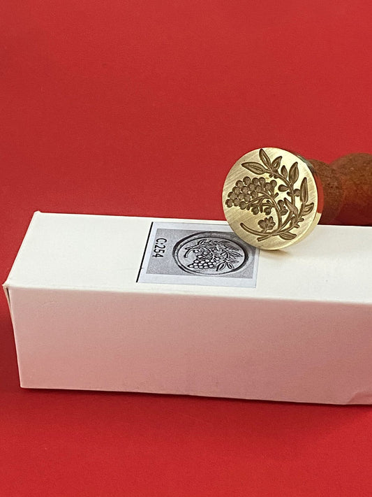Wax Seal Stamp – FLORAL – Design no. -172