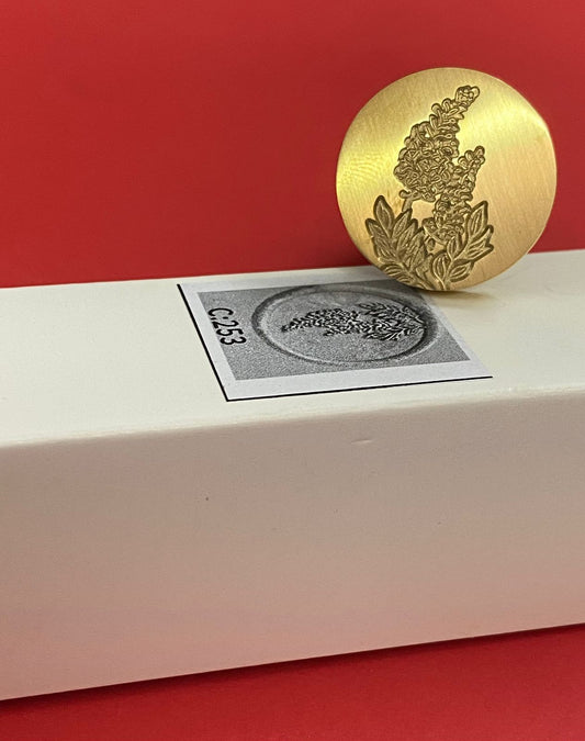 Wax Seal Stamp – FLORAL- Design no. -189