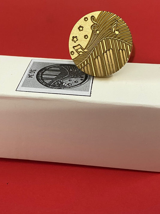 Wax Seal Stamp – MUSIC- Design no. -210