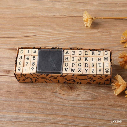 Alphabet Number Stamp Set - CPST-40