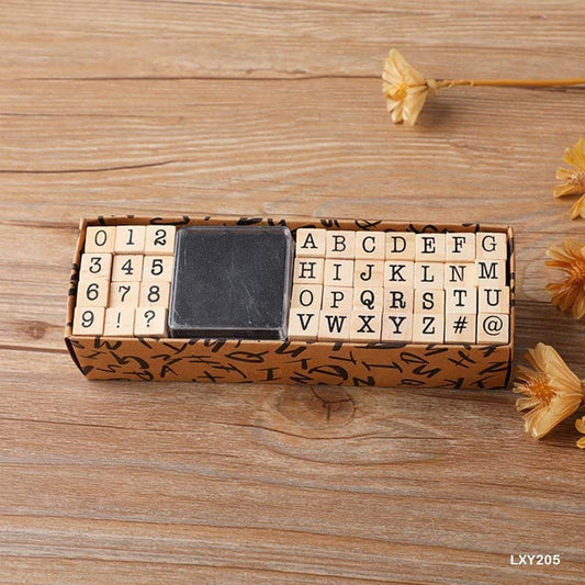 Alphabet Number Stamp Set - CPST-40