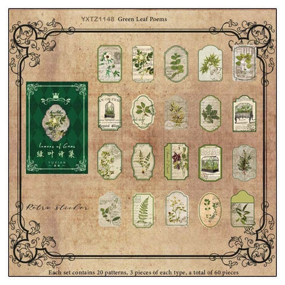 Paper Cutout – Green Leaf Poems – CPJ307