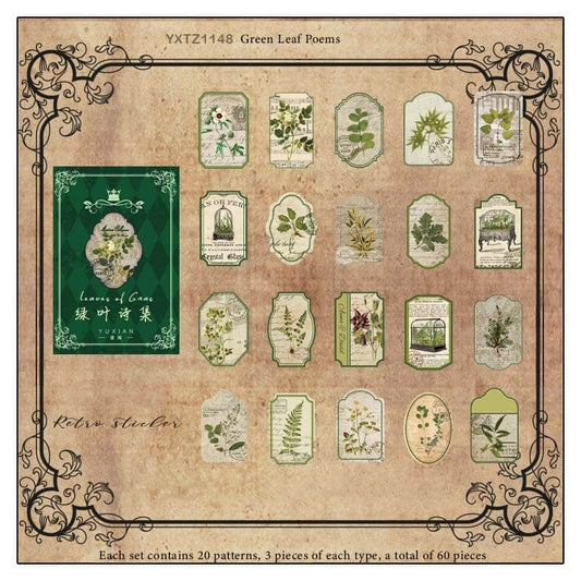 Paper Cutout – Green Leaf Poems – CPJ307