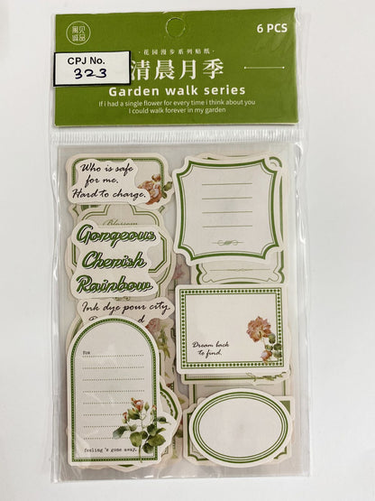 Paper Cutout – Garden Walk Series – CPJ323