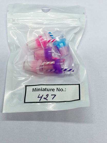 Drinks Miniature – 5 pieces , Design 427