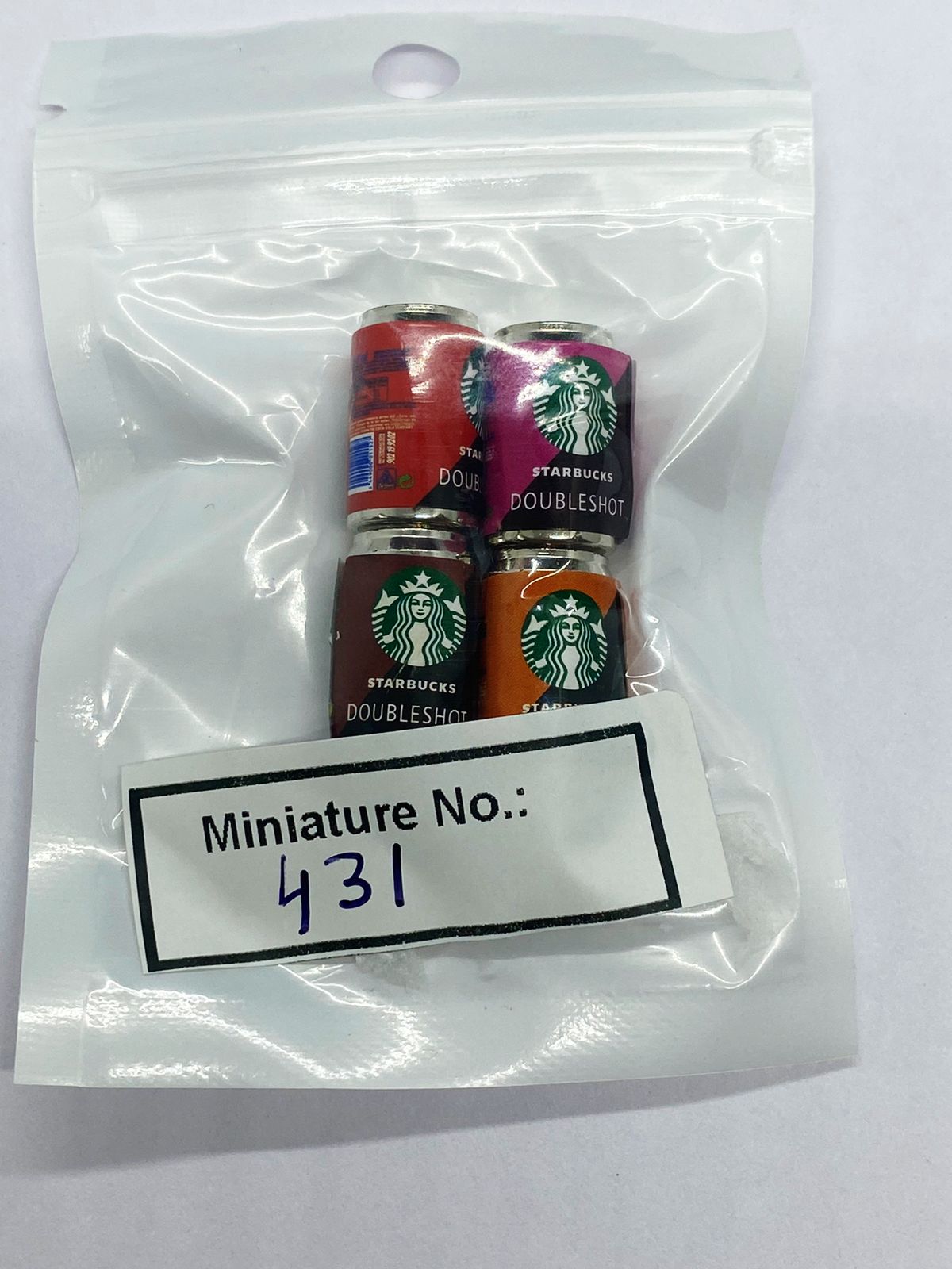 Starbucks Drinks Miniature – 4 pieces , Design 431