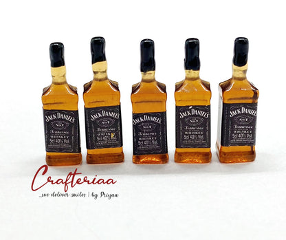 Bottles Miniature, 5 pieces, Design 436