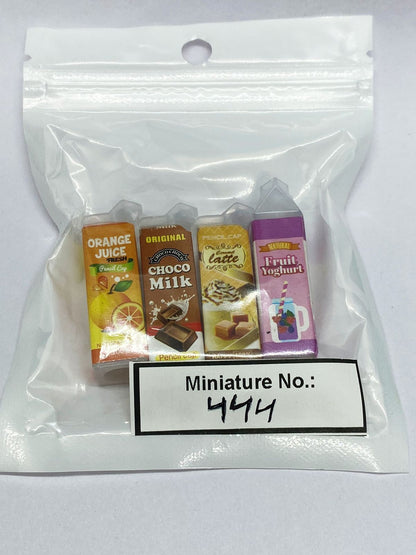 Drinks Miniature, 4 pieces, Design 444