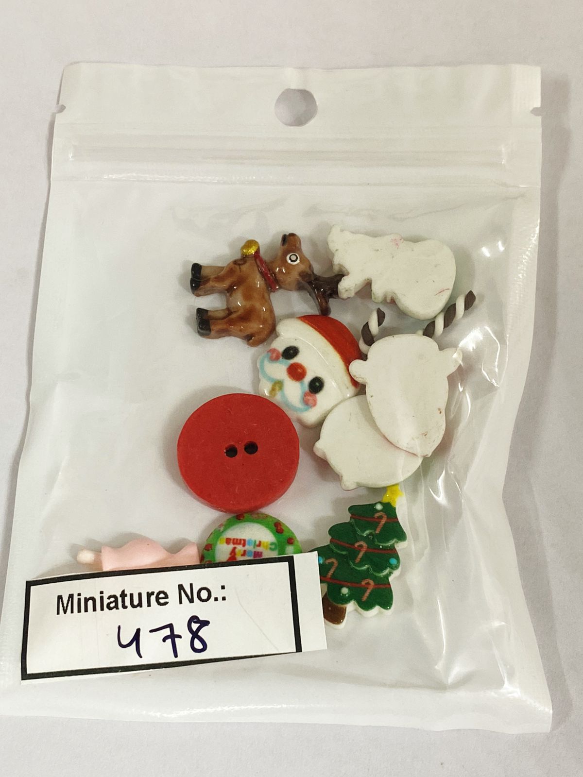 Christmas Miniature, 10 pieces, Design 478