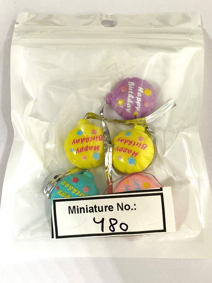 Balloon Miniature- 5 pieces , Design – 480