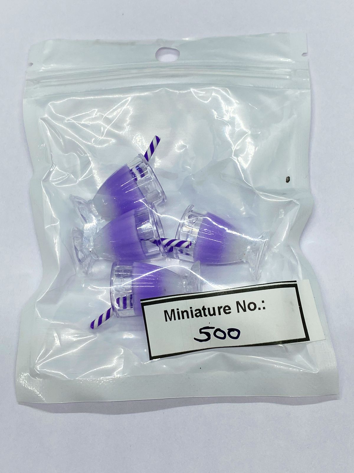 Drinks Miniature, 4 pieces, Design 500