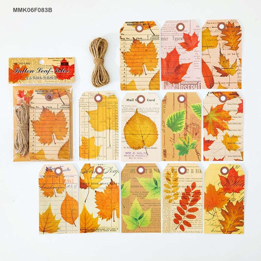 RETRO OLD LABLE – Fallen Leaf Notes, CPJ364